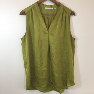 Violet + Claire Olive Green Blouse